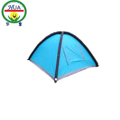 China Camouflage Game/Field The Latest Single Assembly Mountaineering Beach Pole Beam Air Tent Single Couple Windproof High Quality Double Torque for sale