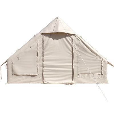 China Type Tube Tent Stake Style Four Seasons Hot Selling Ultralight Windproof Folding Camping Cabin Inflatable Tent for sale