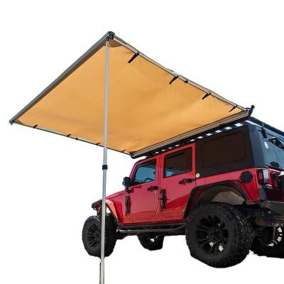 China Straight Tie Type 2x2.5m Car Side Tent Waterproof Easy Build Outdoor Roof Rack Camping Trailer Holiday Tent for sale