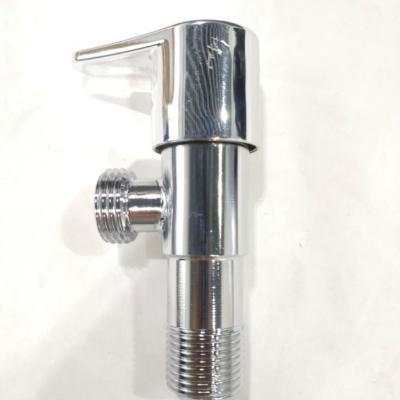 China Modern High Quality Quick Open 3 Way Angle Valve Stainless Steel Brass Angle Valve for sale