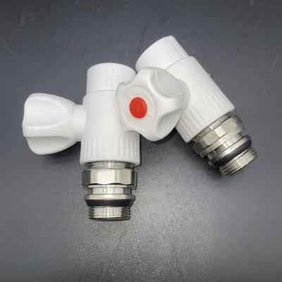 China 20*1/2 Home Custom Plastic Water Valve PVC Stainless Steel Roller Ball With Straight Hose for sale