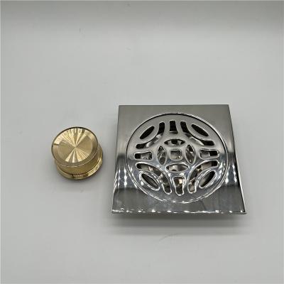 China Hot Sale Modern Square Bathroom Quick Drain Deodorizer Stainless Steel Floor Drain Cover for sale