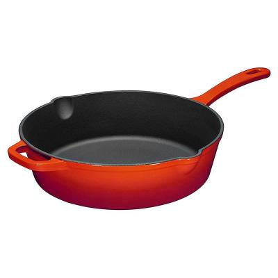 China Vegetable Oil CST Viable Pre-Seasoned Iron Enamel Frying Pan Kitchen Supplies Non Stick Ceramic Non Stick Pan Sets for sale