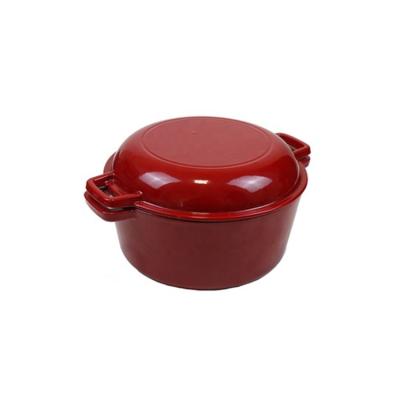 China China Manufacturer Factory Price Cast Iron Enamel Sustainable Cookware Cooking Kitchenware Pot for sale