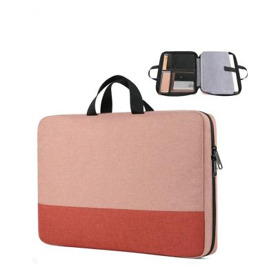 China Eco-friendly Light Weight Waterproof PU Case Laptop Case Leather Wrapped Sleeve Bag for sale