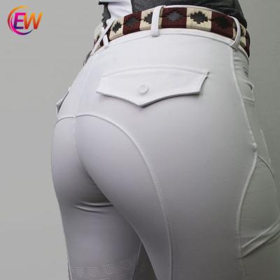 China Thick EW Horse Riding Horse Riding Seat Full Silicone White Color Horse Grip Riding Straps Tights for sale