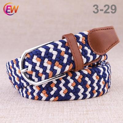 China Yoga/Running/Sports 2020 EW Ready to Ship China Factory Hot Selling Fashion Braided Stretch Cloth Elastic Braided Riding Belt for sale