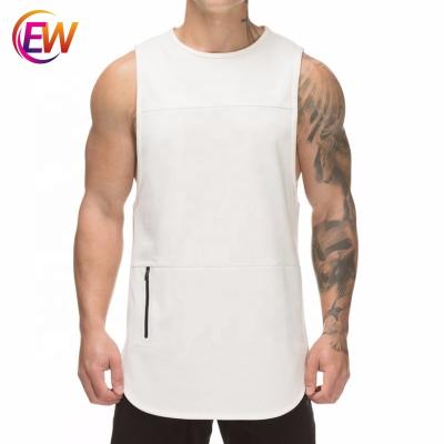 China Viable Print Custom Men's Plain Training Fitness Clothing Stringer Tank Top for sale