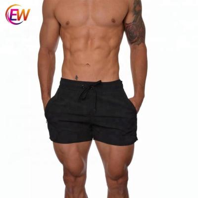 China Wholesale Bustom Logo Black Male Gym Wear Viable Shorts for sale