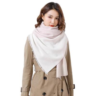 China Soft Wholesale Custom Women Woolen Wrap Russian African Scarves for sale