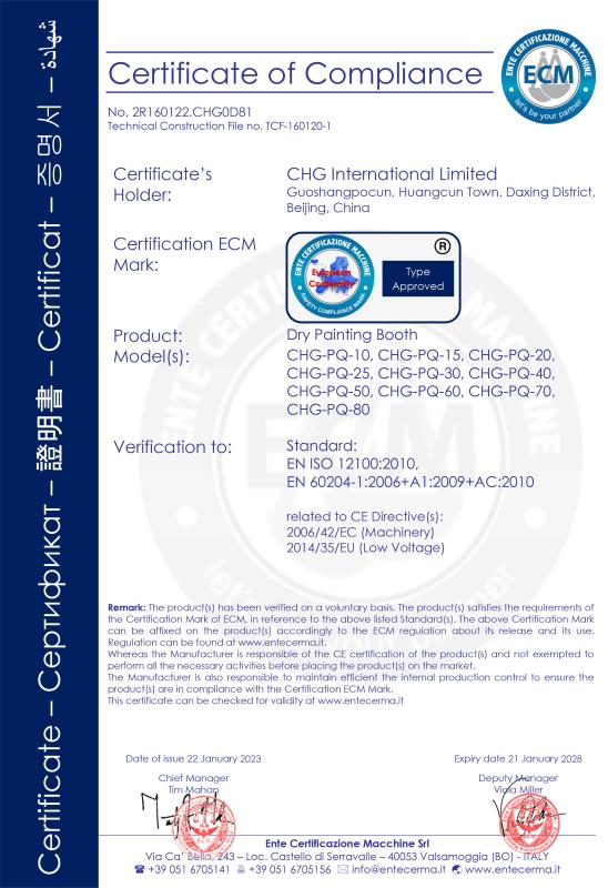 CE - CHG International Limited