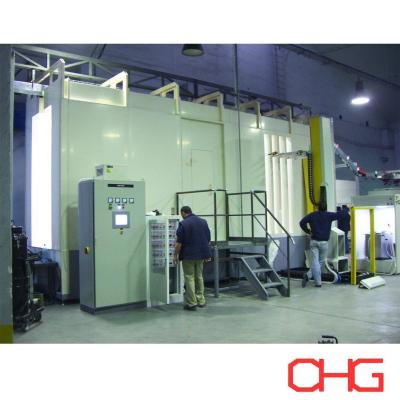 China Automatic PVC or PP Powder Coating Spray Paint Booth for Fast and Coating Line for sale