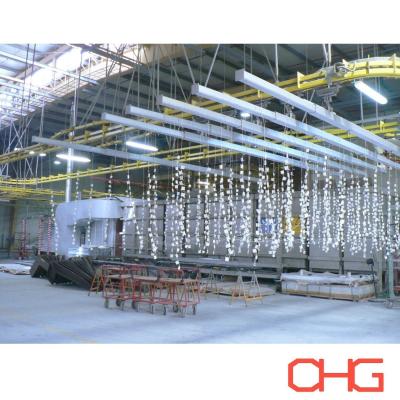 China Automatic Electrostatic Powder Coating Production Line for Aluminum Profiles Advanced Production Method for sale