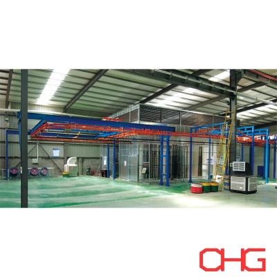 China Automatic Powder Coat Line For Aluminum Profiles And Revolutionary Technology for sale