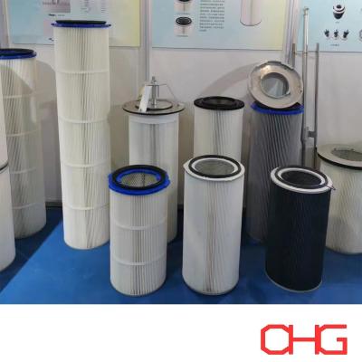 China Customized Polyester Powder Coating Filters Medium Spun Bonded Filter Cartridge for sale