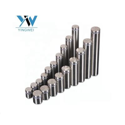 China Balustrade round stainless steel standoff for glass for sale