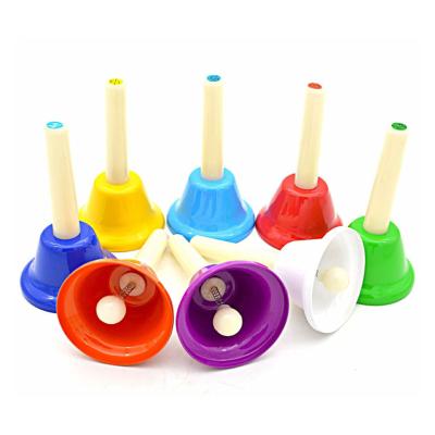 China Wholesale model and retail musical instrument factories sell 8 colorful children's tone bells for sale