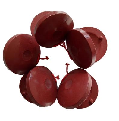 China Educational High Quality Wooden Castanets Enlightenment Instrument Musical Toys With Red for sale