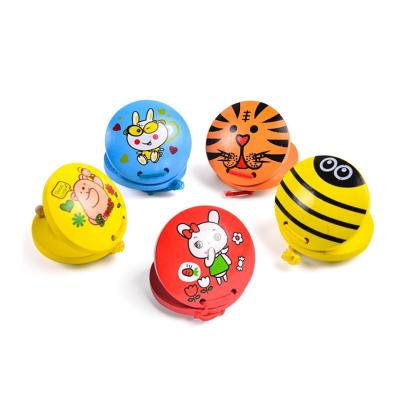 China Cartoon Model Wooden Model Musical Instrument Castanets Children's Toy Wooden Castanets for sale