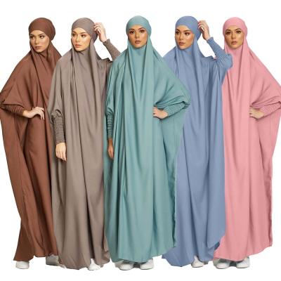 China Breathable Dress Dubai Eid Traditional Muslim Clothing Islamic Abayas Burka Dress Wholesale for sale