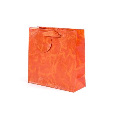 China Recyclable Luxury Custom Paper Jewelry Bags Gift Pouch Paper Bag With Company Logo Print for sale