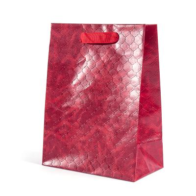 China Recyclable High Quality Luxury Famous Brand Drawstring Gift Bags Custom Paper Bag With Logo for sale