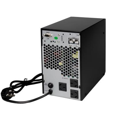 China High quality medical equipment pure sine wave 2KVA 5KVA online uninterrupted UPS power supply with battery inside for sale