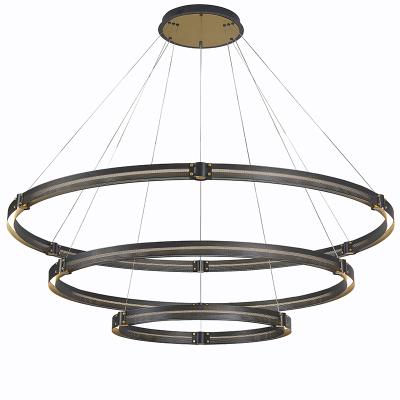 China Zhongshan Modern Decoration Indoor Lighting Lighting Wholesale Round Iron Round Iron Home Decorative Pendant Light Modern Circle Chandelier Lamp for sale