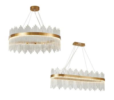 China ZUN Design New Nordic Modern Arrive Room Lighting LED Crystal Chandelier Luxury Fancy Pendant Lights For Home Furniture for sale