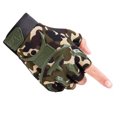 China Half-finger Breathable Non-slip Anti-cut Gloves Outdoor Fitness Sports Fan Special Forces Military Outdoor Training Equipment for sale