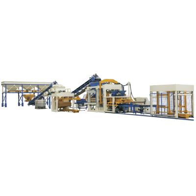 Κίνα HST10-15 Customization Automatic Cement Block Production Line For One Year Warranty προς πώληση