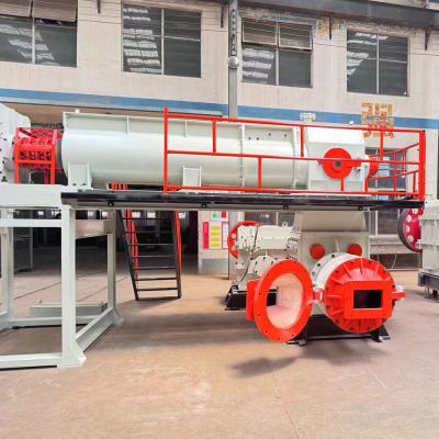 中国 Fired Clay Brick Making Machine Double Stage Vacuum Extruder Capacity 35000-45000 Bricks/hr 販売のため