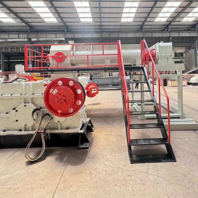 中国 Double Stage Vaccum Extruder Clay Brick Extruder Fired Clay Brick Making Machine For Mud Column Extrusion 販売のため