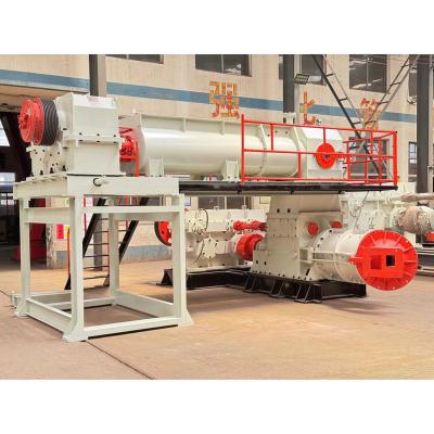 中国 200-450kw Clay Bricks Making Machine Automatic Double Stage Vacuum Extruder For Pressure Extrusion 販売のため