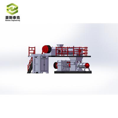 China 110+200KW Extruding Mud Stripe Out Vacuum Condition Clay Brick Making Machine Fully Automatic zu verkaufen