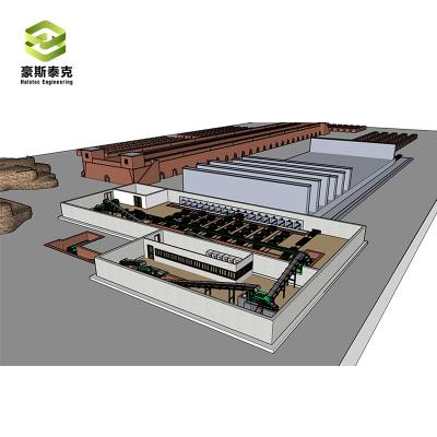 China Clay Burning ISO 9001 Certified Hoffman Kiln With 46 Gates 52 Gates en venta