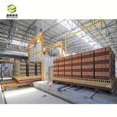 China Brick Making Machine Fully Automatic Brick Factory Tunnel Kiln For Clay Brick Production for sale