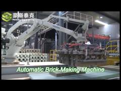 robot stacking automatic brick making machine 800kg with gripper