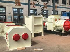 Fully Automation System Double Stage Vacuum Extruder Clay Brick Maker 11000 - 25000block/Hr