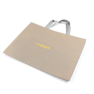 China Recyclable Custom Luxury Clothing Gift Bag Shopping Packaging Paper Bags With Your Own Logo For Clothes for sale