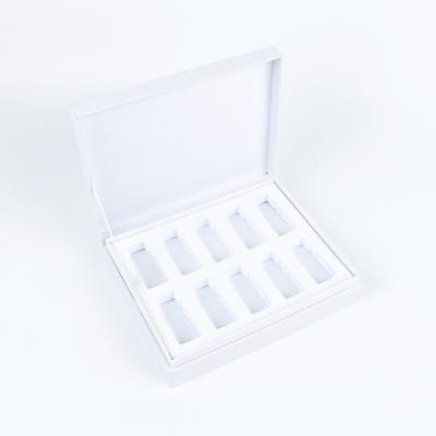 China Good Quality Design Recyclable Printing Rigid Glass Jar Gift Boxes Wave Gift Box Eva Insert Cosmetic Packaging Bridesmaid Gift Box for sale