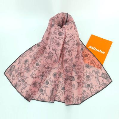 China Hot Selling Muslim Square Printed Hijab New Style Hijab Scarf Square Fashion Printed Chiffon Shawl Women's Quality Chiffon Hijab for sale