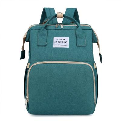 China Modern adjustable waterproof shifang square diaper backpack with changing hutch for babies nappy diaper bag for sale