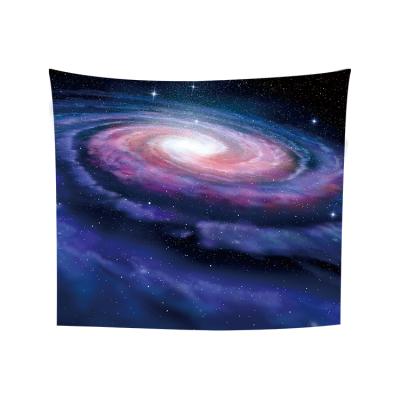 China Psychedelic Tapestry Sky Universe Nebula Headboard Bedspread Tapestry Milky Way Classic Starry Space Tapestry for sale