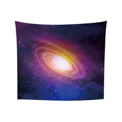 China Classic Colorful Psychedelic Starry Tapestry Outer Space Tapestry Galaxy Nebula Mystical Cosmic Wall Hanging For Living Room for sale