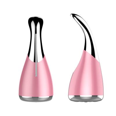 China Portable Rechargeable Micro Facial Magnetic Electric Instrument Vibration Massager Battery Operated Beauty Face Massager for sale