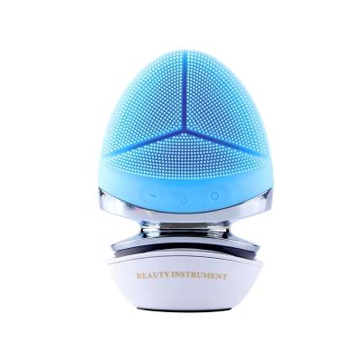 China Radio Brush Private Label DEEP CLEANING Electric Facial Cleansing Instrument for sale