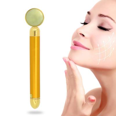 China Anti-Puffiness Face Massager 24k Energy Beauty Bar Jade Beauty Bar For Facial Skin Care for sale