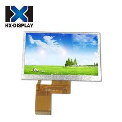 China Durable HongXian 4.3 inch TFT 480*272 custom LCD display modules with RGB interface; 4.3 inch LCD module 105.50(W)*67.20(H)*3.00(D) for sale