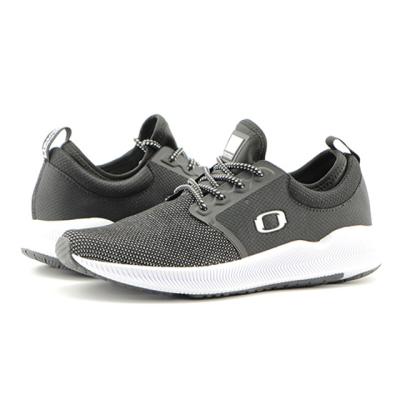 China Black Men's Mesh Running Shoes Lightweight Mens Slip On Running Shoes for sale